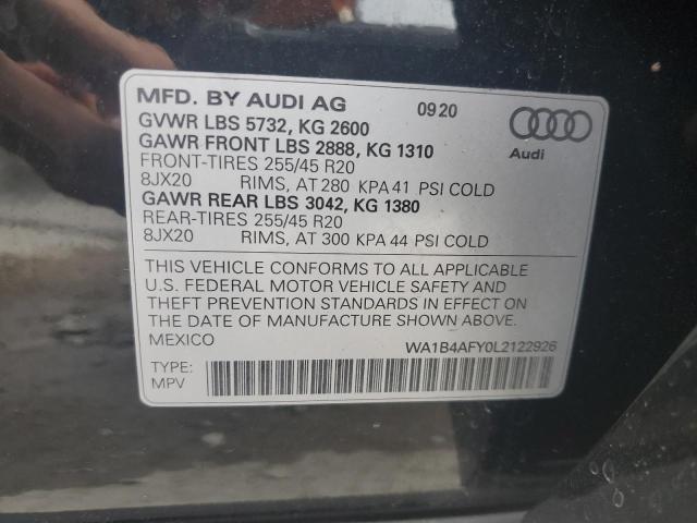 Photo 12 VIN: WA1B4AFY0L2122926 - AUDI SQ5 