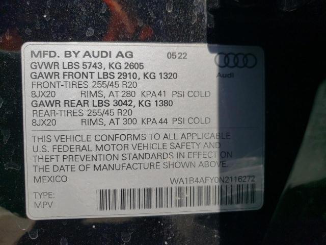 Photo 12 VIN: WA1B4AFY0N2116272 - AUDI SQ5 