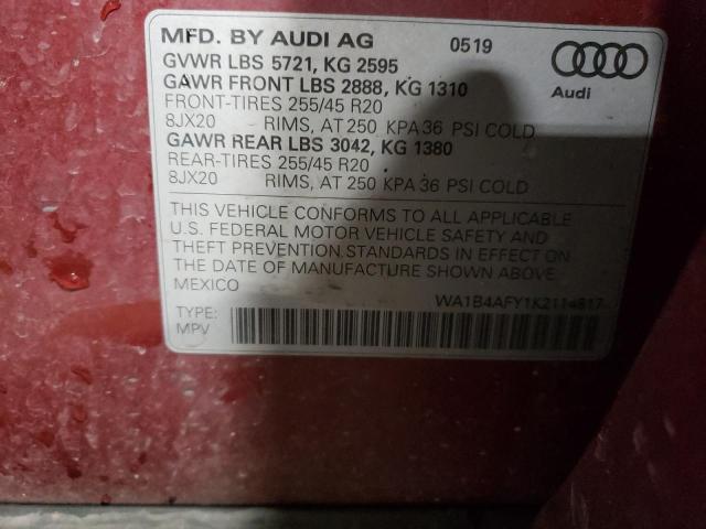 Photo 11 VIN: WA1B4AFY1K2114817 - AUDI SQ5 