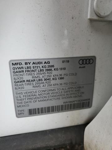 Photo 11 VIN: WA1B4AFY2K2046608 - AUDI SQ5 