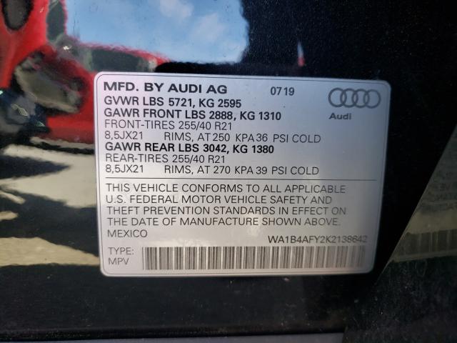 Photo 9 VIN: WA1B4AFY2K2138642 - AUDI SQ5 PREMIU 