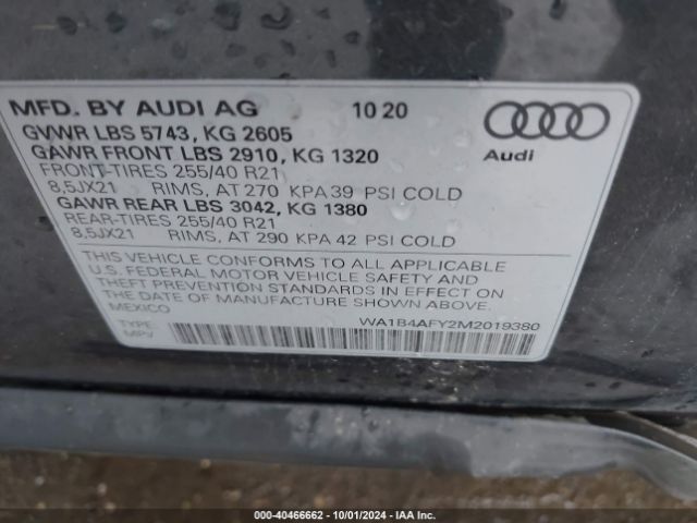 Photo 8 VIN: WA1B4AFY2M2019380 - AUDI SQ5 