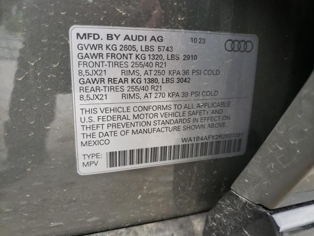 Photo 12 VIN: WA1B4AFY2R2031391 - AUDI SQ5 