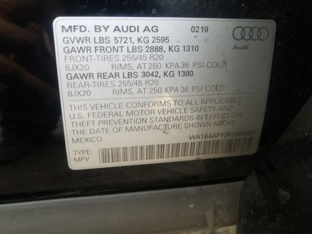 Photo 9 VIN: WA1B4AFY3K2063451 - AUDI SQ5 PREMIU 