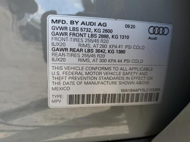 Photo 12 VIN: WA1B4AFY3L2123293 - AUDI SQ5 PREMIU 