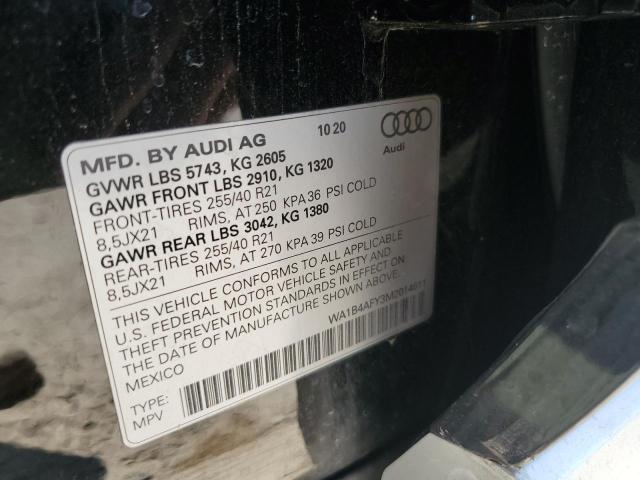 Photo 12 VIN: WA1B4AFY3M2014611 - AUDI SQ5 PREMIU 