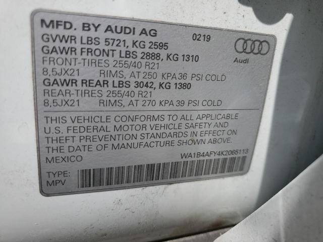 Photo 13 VIN: WA1B4AFY4K2065113 - AUDI SQ5 