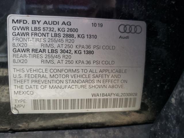 Photo 9 VIN: WA1B4AFY4L2030928 - AUDI SQ5 PREMIU 