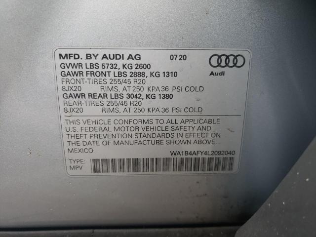 Photo 9 VIN: WA1B4AFY4L2092040 - AUDI SQ5 PREMIU 