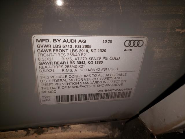 Photo 9 VIN: WA1B4AFY4M2014049 - AUDI SQ5 PREMIU 