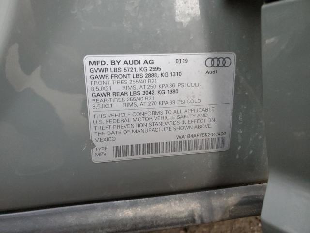 Photo 11 VIN: WA1B4AFY5K2047400 - AUDI SQ5 