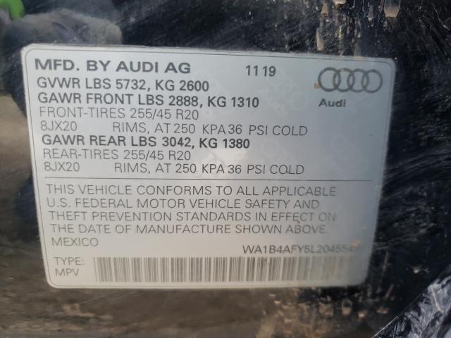 Photo 9 VIN: WA1B4AFY5L2045549 - AUDI SQ5 PREMIU 