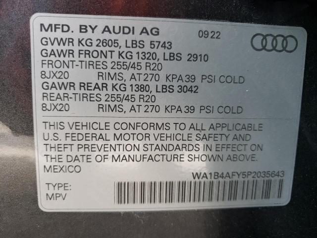 Photo 13 VIN: WA1B4AFY5P2035643 - AUDI SQ5 PREMIU 