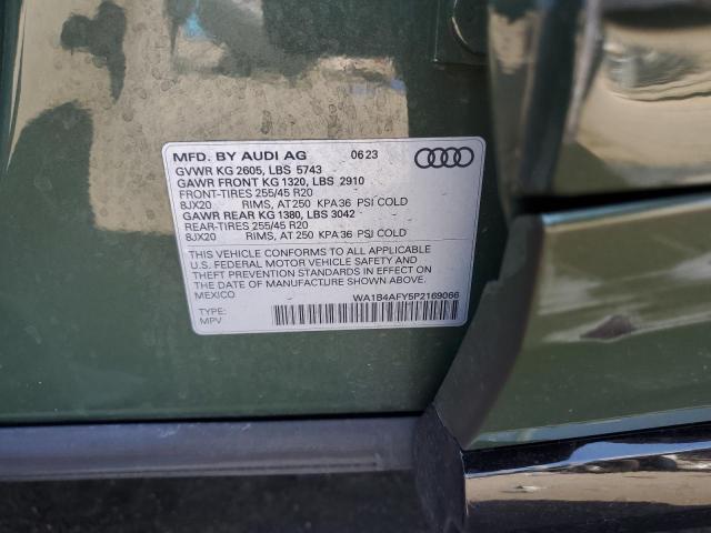 Photo 11 VIN: WA1B4AFY5P2169066 - AUDI SQ5 PREMIU 