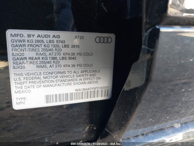 Photo 8 VIN: WA1B4AFY5P2183307 - AUDI SQ5 