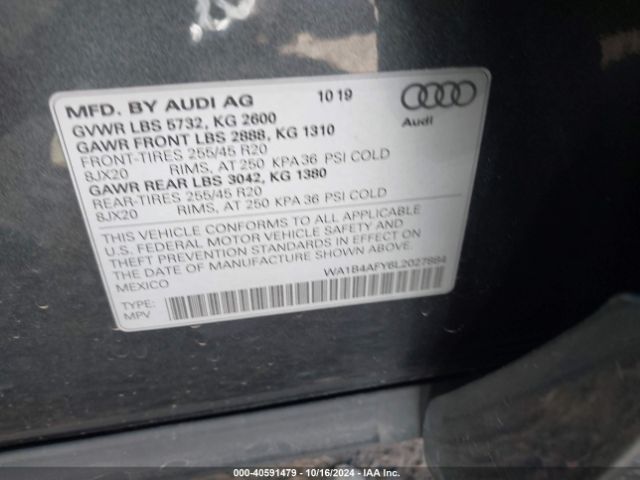 Photo 8 VIN: WA1B4AFY6L2027884 - AUDI SQ5 