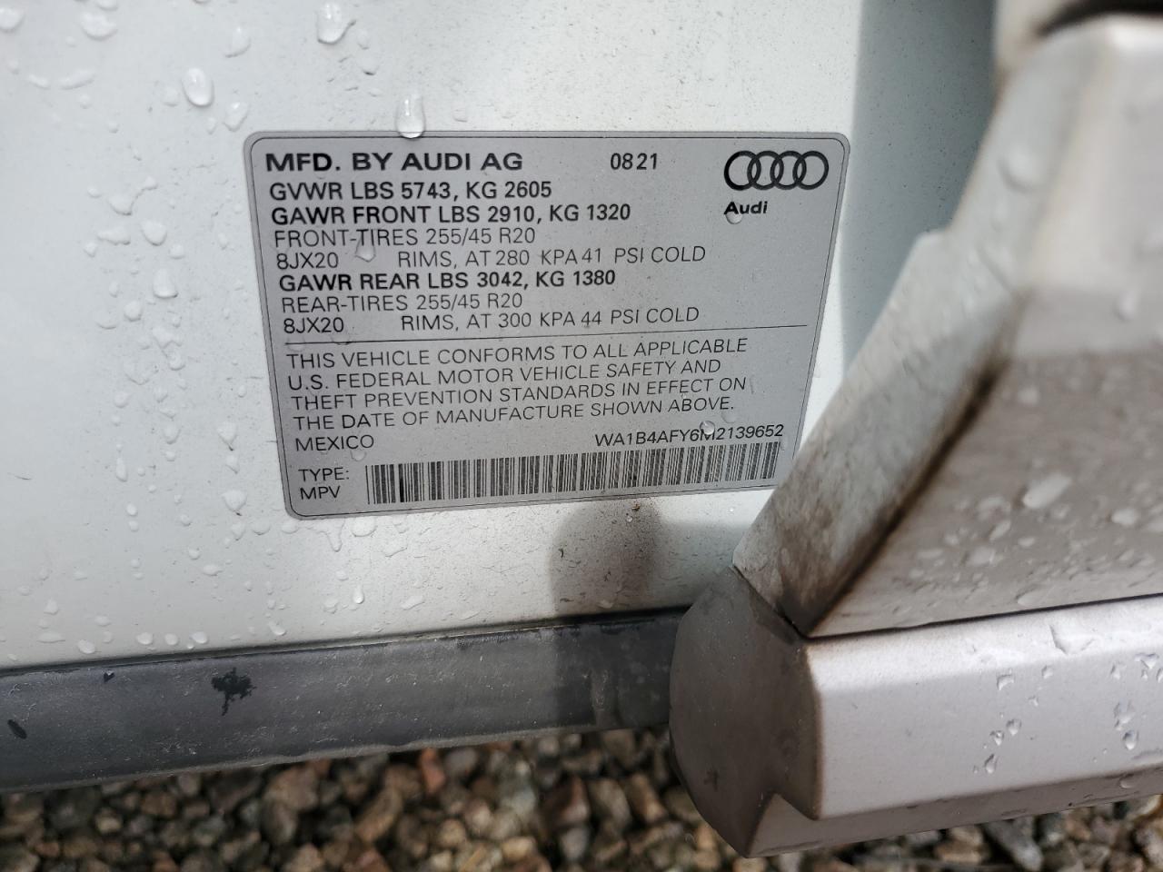 Photo 11 VIN: WA1B4AFY6M2139652 - AUDI SQ5 