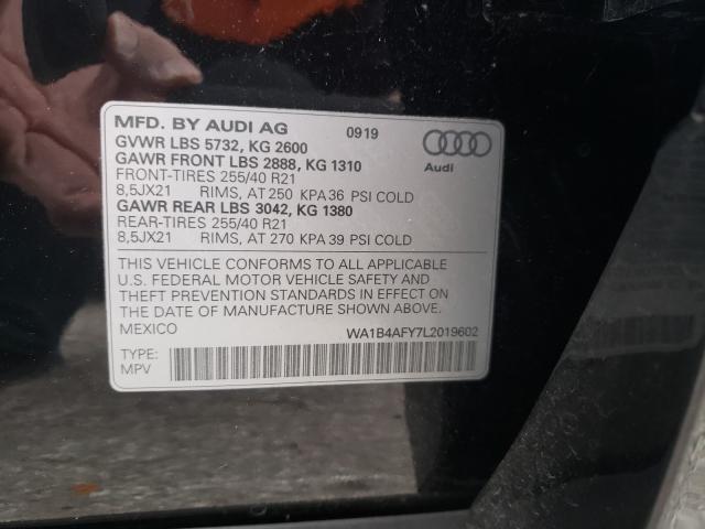 Photo 9 VIN: WA1B4AFY7L2019602 - AUDI SQ5 