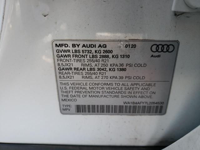 Photo 9 VIN: WA1B4AFY7L2054530 - AUDI SQ5 PREMIU 