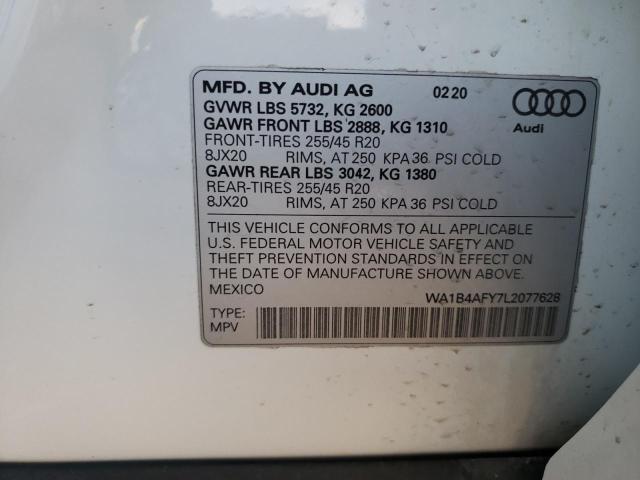 Photo 9 VIN: WA1B4AFY7L2077628 - AUDI SQ5 PREMIU 