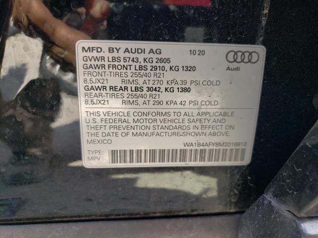 Photo 13 VIN: WA1B4AFY8M2016810 - AUDI SQ5 