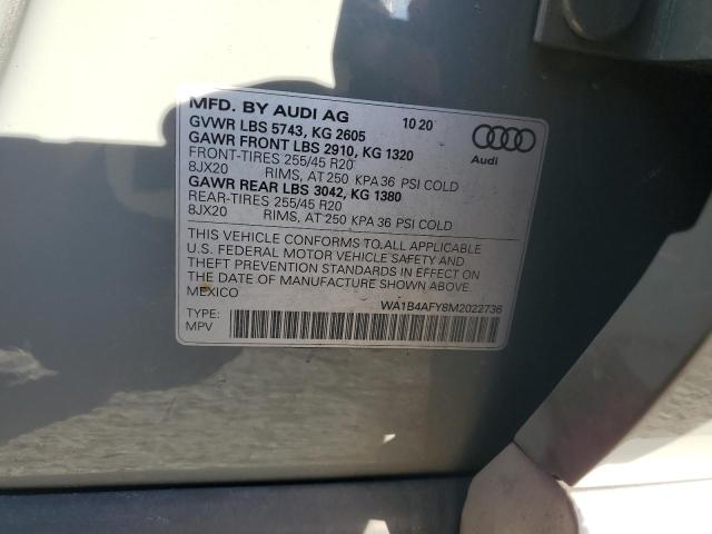 Photo 11 VIN: WA1B4AFY8M2022736 - AUDI SQ5 