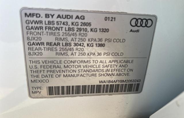 Photo 9 VIN: WA1B4AFY8M2053243 - AUDI SQ5 