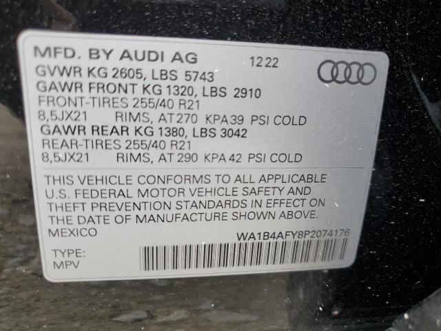 Photo 13 VIN: WA1B4AFY8P2074176 - AUDI SQ5 PREMIU 