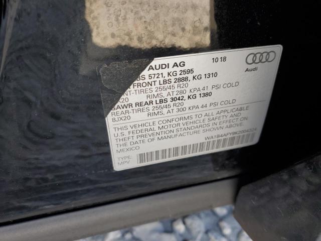 Photo 9 VIN: WA1B4AFY9K2004324 - AUDI SQ5 PREMIU 