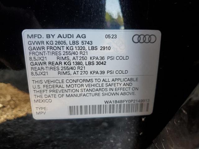 Photo 12 VIN: WA1B4BFY0P2149913 - AUDI SQ5 