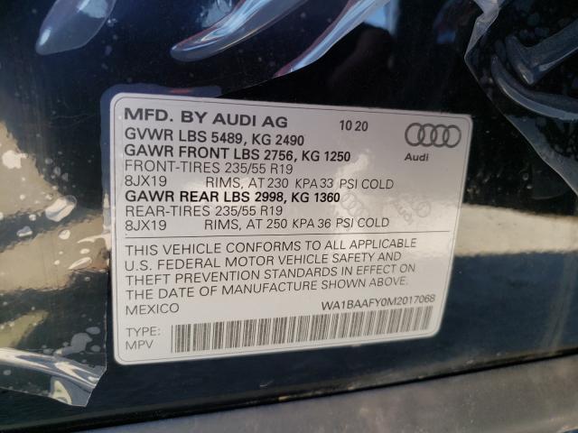 Photo 9 VIN: WA1BAAFY0M2017068 - AUDI Q5 PREMIUM 