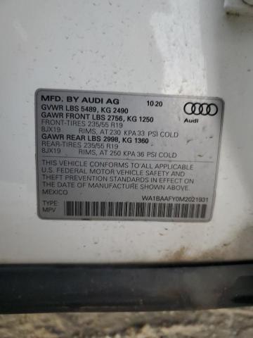 Photo 13 VIN: WA1BAAFY0M2021931 - AUDI Q5 PREMIUM 