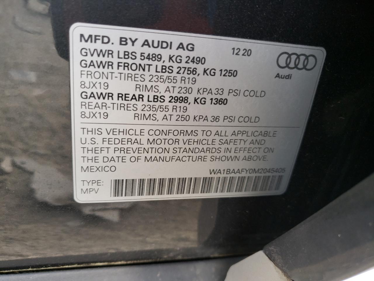 Photo 13 VIN: WA1BAAFY0M2045405 - AUDI Q5 