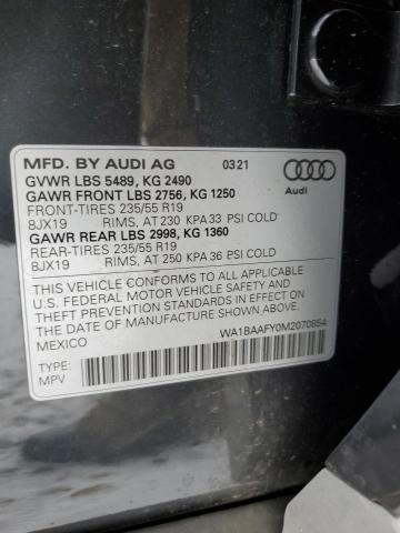 Photo 11 VIN: WA1BAAFY0M2070854 - AUDI Q5 