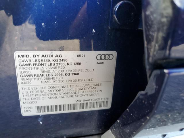 Photo 9 VIN: WA1BAAFY0M2111676 - AUDI Q5 PREMIUM 