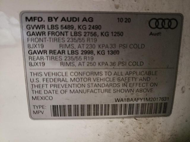 Photo 13 VIN: WA1BAAFY1M2017631 - AUDI Q5 