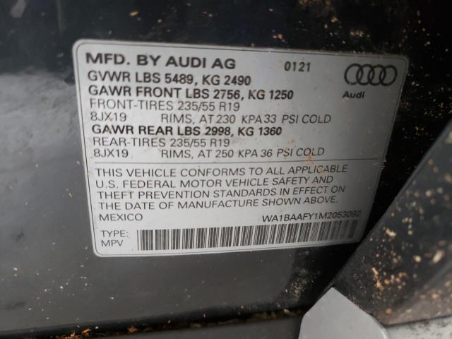 Photo 9 VIN: WA1BAAFY1M2053092 - AUDI Q5 