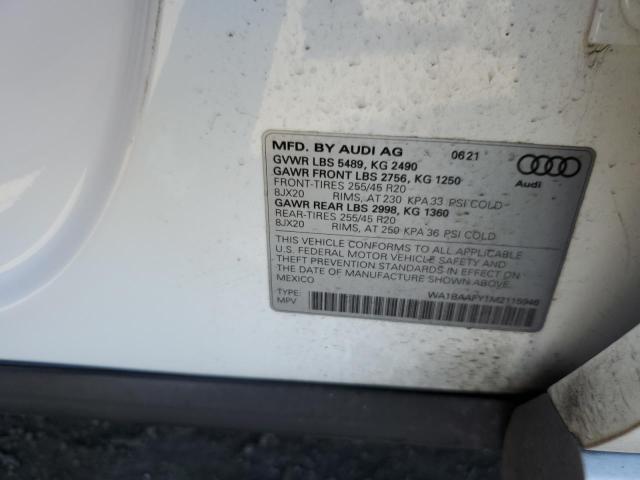 Photo 12 VIN: WA1BAAFY1M2115946 - AUDI Q5 PREMIUM 