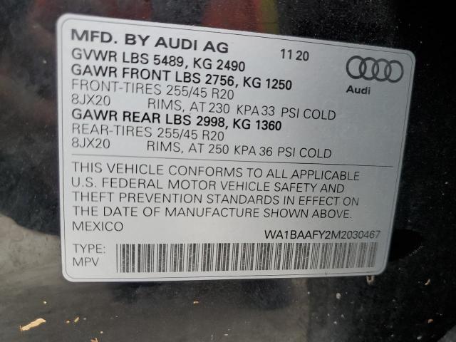 Photo 11 VIN: WA1BAAFY2M2030467 - AUDI Q5 PREMIUM 