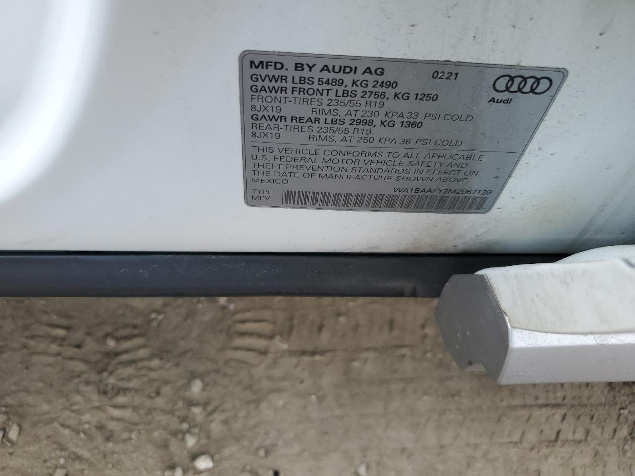 Photo 12 VIN: WA1BAAFY2M2067129 - AUDI Q5 