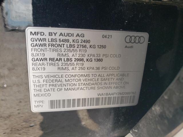 Photo 11 VIN: WA1BAAFY2M2089762 - AUDI Q5 