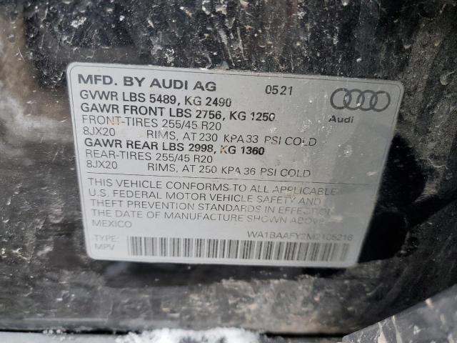 Photo 11 VIN: WA1BAAFY2M2105216 - AUDI Q5 