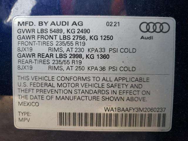 Photo 13 VIN: WA1BAAFY3M2060237 - AUDI Q5 