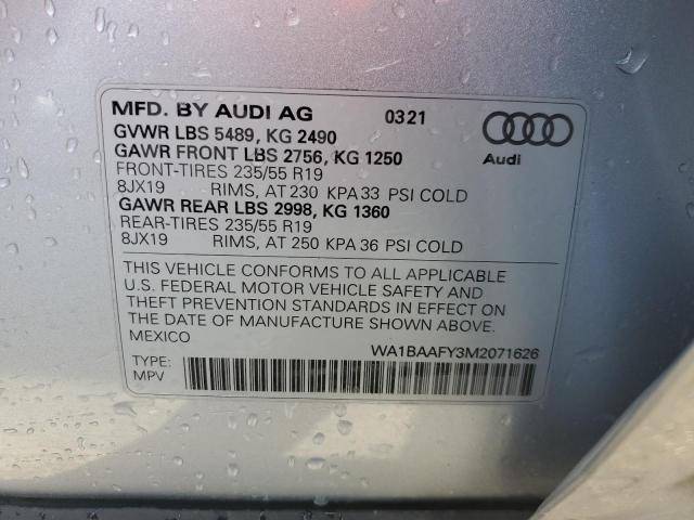 Photo 13 VIN: WA1BAAFY3M2071626 - AUDI Q5 