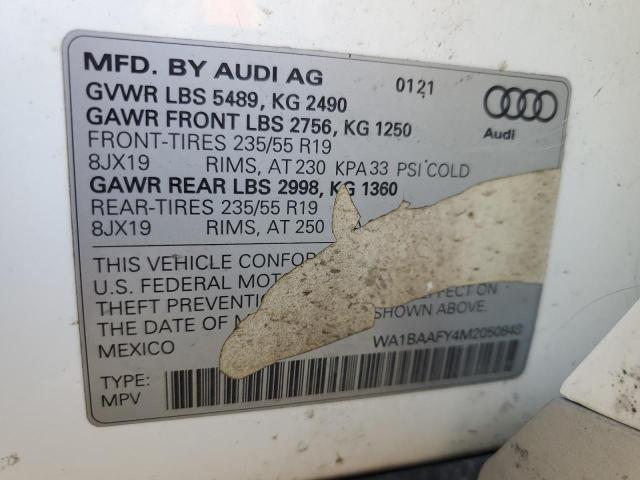 Photo 12 VIN: WA1BAAFY4M2050848 - AUDI Q5 PREMIUM 