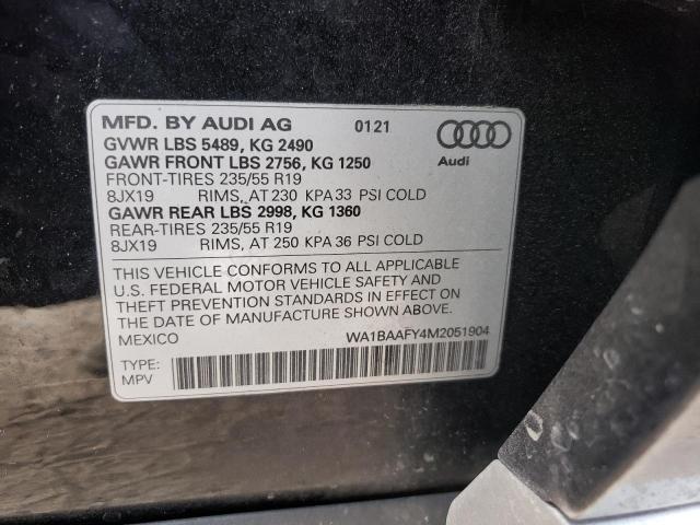 Photo 12 VIN: WA1BAAFY4M2051904 - AUDI Q5 