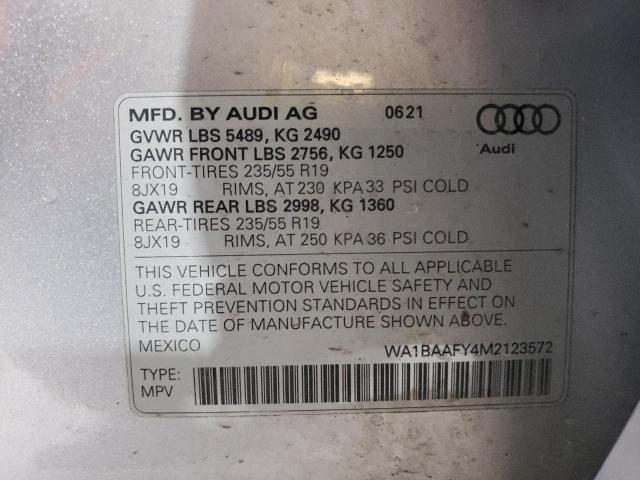 Photo 13 VIN: WA1BAAFY4M2123572 - AUDI Q5 PREMIUM 