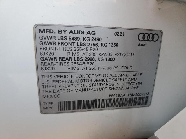 Photo 11 VIN: WA1BAAFY6M2057915 - AUDI Q5 