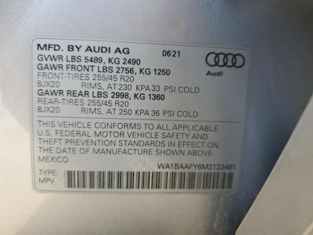 Photo 13 VIN: WA1BAAFY6M2123461 - AUDI Q5 PREMIUM 