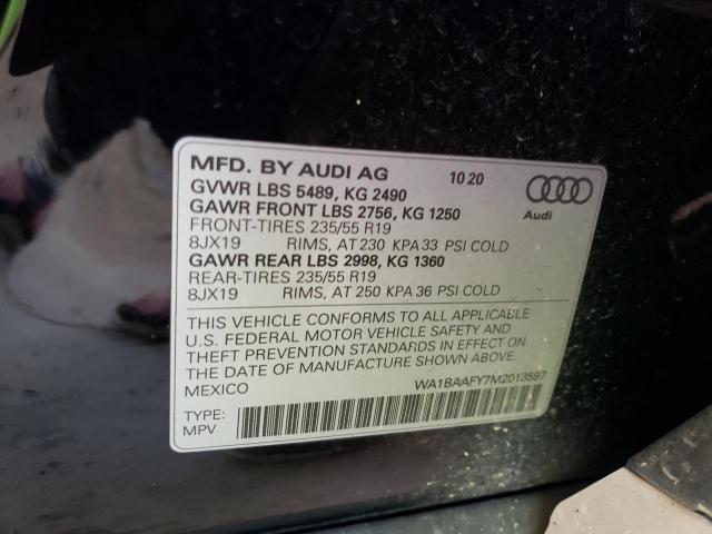 Photo 11 VIN: WA1BAAFY7M2013597 - AUDI Q5 